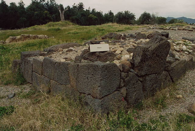 Remains of an Altar at the Site of Ancient Naxos in Sicily, March 2005