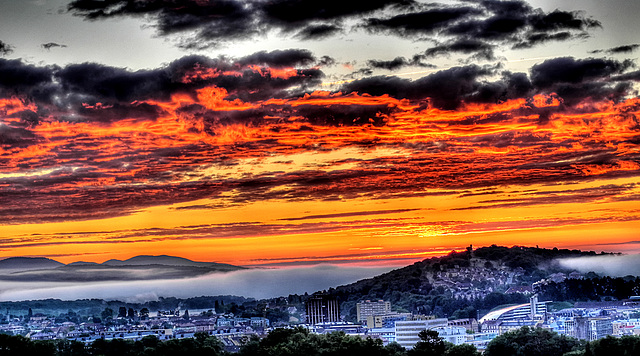 BELFORT : Levé de soleil du jeudi 14 juin 2012/03.