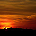 BELFORT: 19 juin 2013:Levé du soleil sur la tour de la Miotte.