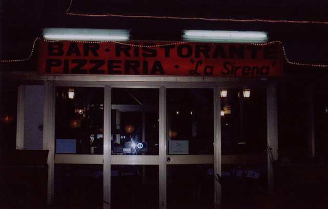 La Sirena Restaurant in Giardini-Naxos, March 2005