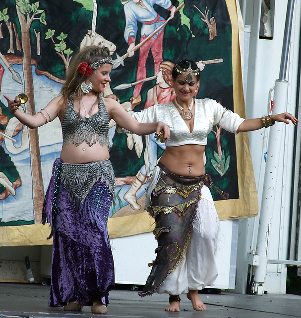 Belly Dancing at the Fort Tryon Park Medieval Festival, October 2009