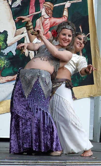 Belly Dancing at the Fort Tryon Park Medieval Festival, October 2009