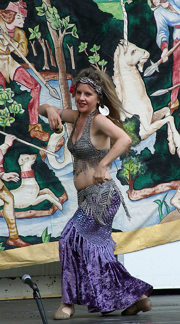 Belly Dancing at the Fort Tryon Park Medieval Festival, October 2009