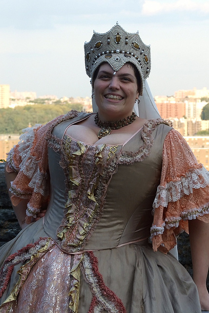 Detail of a Costumed Woman at the Fort Tryon Park Medieval Festival, October 2009