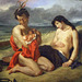 Detail of The Natchez by Delacroix in the Metropolitan Museum of Art, February 2008