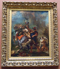 The Abduction of Rebecca by Delacroix in the Metropolitan Museum of Art, February 2008