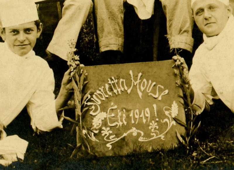 Suvretta House Chefs, St. Moritz, Switzerland, 1919 (Detail)