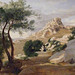 View of the Rocca di Papa above Lake Albano, Italy by Fritz Petzholdt in the Metropolitan Museum of Art, August 2010