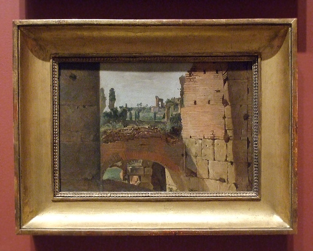 View from the Colosseum Towards the Palatine Hill Attributed to Ernst Fries in the Metropolitan Museum of Art, August 2010