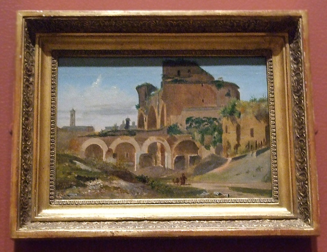 The Basilica of Constantine, Rome by Johann Adam Klein in the Metropolitan Museum of Art, August 2010