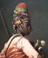 Detail of Bashi-Bazouk by Gerome in the Metropolitan Museum of Art, May 2010