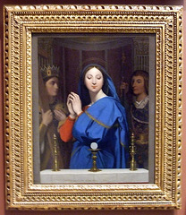 The Virgin Adoring the Host by Ingres in the Metropolitan Museum of Art, February 2008