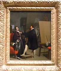 Aretino in the Studio of Tintoretto by Ingres in the Metropolitan Museum of Art, February 2010