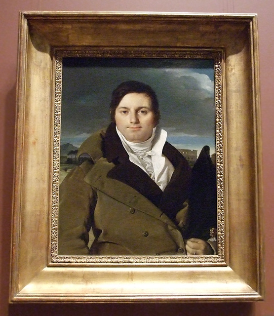 Portrait of Joseph-Antoine Moltedo by Ingres in the Metropolitan Museum of Art, November 2009