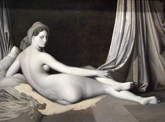 Odalisque in Grisaille by Ingres in the Metropolitan Museum of Art, February 2008