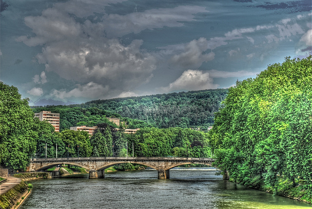 BESANCON: Le pont de la Républque.