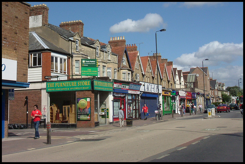 Cowley Road streetline