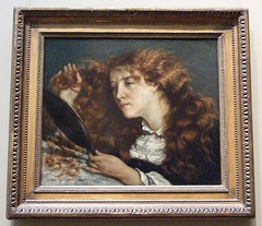 Jo, La Belle Irlandaise by Courbet in the Metropolitan Museum of Art, July 2010