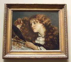 Jo, La Belle Irlandaise by Courbet in the Metropolitan Museum of Art, August 2010