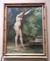 The Young Bather by Courbet in the Metropolitan Museum of Art, July 2010