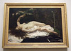 Woman with a Parrot by Courbet in the Metropolitan Museum of Art, May 2009