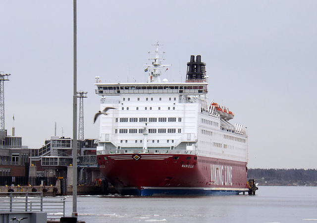 Viking Cruise Ship in Helsinki, April 2013