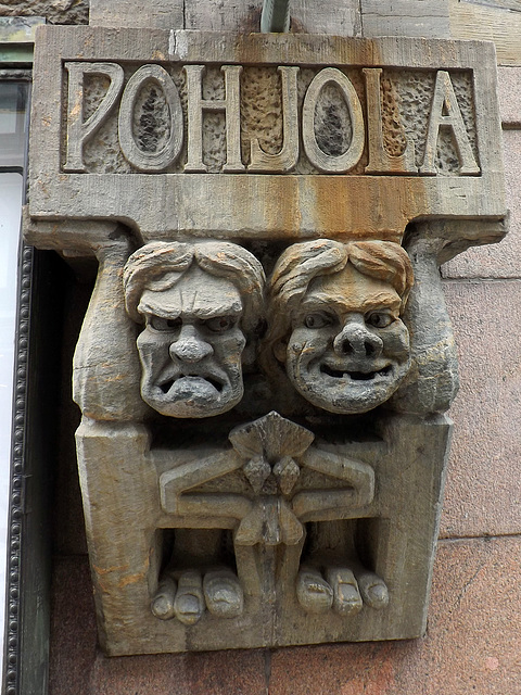 Relief on a Building in Helsinki, April 2013