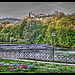 BESANCON: La Citadelle depuis le parc Micaud.