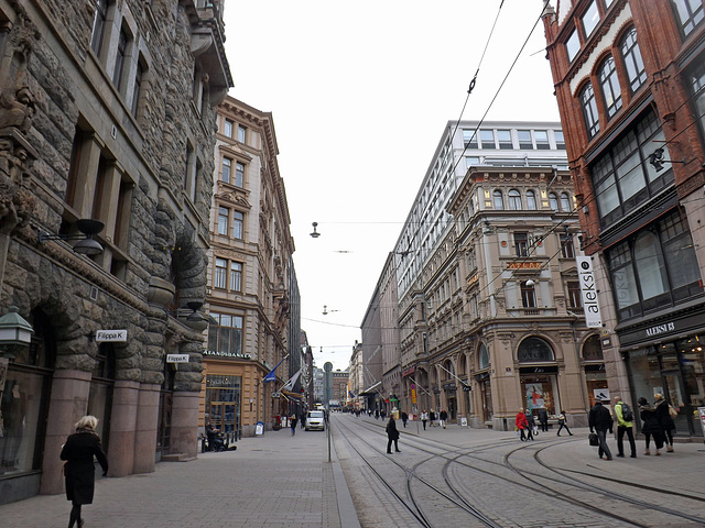 Street in Helsinki, April 2013