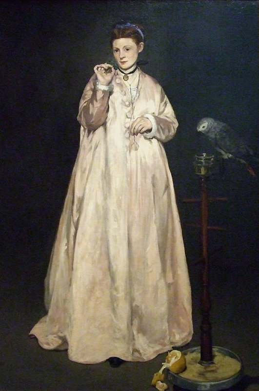 Young Lady in 1866 by Manet in the Metropolitan Museum of Art, February 2008