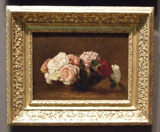 Roses in a Bowl by Fantin-Latour in the Metropolitan Museum of Art, November 2009
