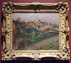 View of Saint-Valery-sur-Somme by Degas in the Metropolitan Museum of Art, January 2008