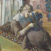 Detail of At the Milliner's by Degas in the Metropolitan Museum of Art, August 2010