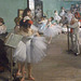 Detail of The Dance Class by Degas in the Metropolitan Museum of Art, May 2010