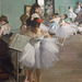 Detail of The Dance Class by Degas in the Metropolitan Museum of Art, May 2010