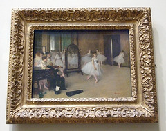 The Dancing Class by Degas in the Metropolitan Museum of Art, July 2010