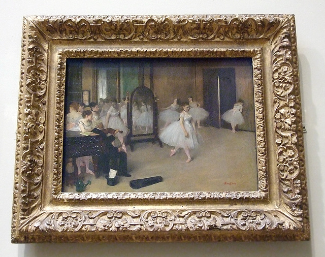 The Dancing Class by Degas in the Metropolitan Museum of Art, July 2010