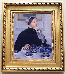 Lady at the Tea Table by Mary Cassatt in the Metropolitan Museum, December 2008