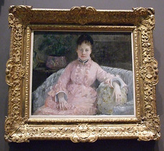 The Pink Dress by Berthe Morisot in the Metropolitan Museum of Art, November 2009