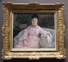 The Pink Dress by Morisot in the Metropolitan Museum of Art, August 2010