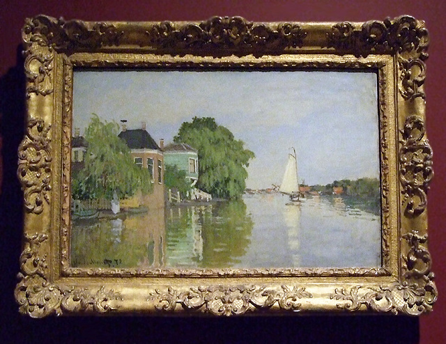 Landscape Near Zandaam by Monet in the Metropolitan Museum of Art, January 2008