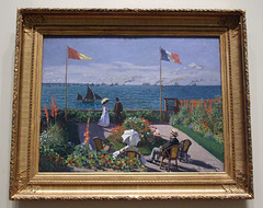 The Garden at Sainte-Adresse by Monet in the Metropolitan Museum of Art, November 2009