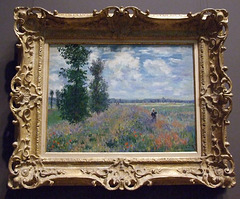 Poppy Field, Argenteuil by Monet in the Metropolitan Museum of Art, December 2008