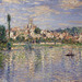 Detail of Vetheuil in Summer by Monet in the Metropolitan Museum of Art, November 2009