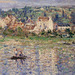 Detail of Vetheuil in Summer by Monet in the Metropolitan Museum of Art, November 2009