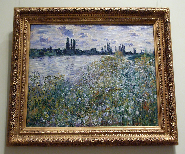 Ile aux Fleurs near Vetheuil by Monet in the Metropolitan Museum of Art, November 2009