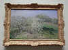 Spring Fruit Trees in Bloom by Monet in the Metropolitan Museum of Art, November 2009