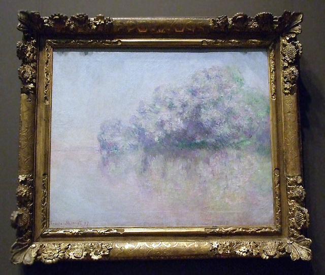 Ile aux Orties near Vernon by Monet in the Metropolitan Museum of Art, August 2010