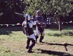 Fighters at at the Queens County Farm Fair Demo, Sept. 2004