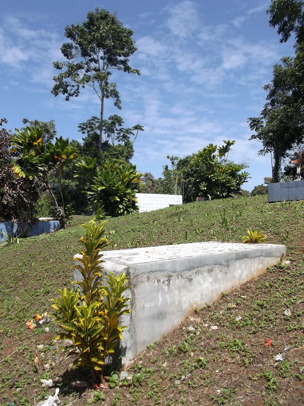 Cimetière caribéen / Caribbean cemetery.